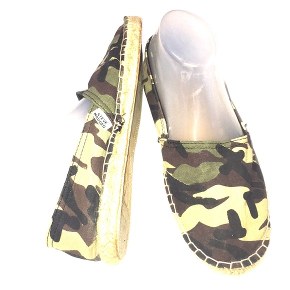 Steve Madden Shoes - STEVE MADDEN green/brown camouflage espadr…